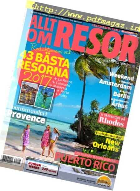 Allt Om Resor – Januari 2017 Cover