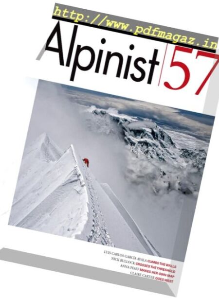 Alpinist Magazine – Spring 2017 Cover