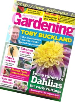 Amateur Gardening – 28 January 2017