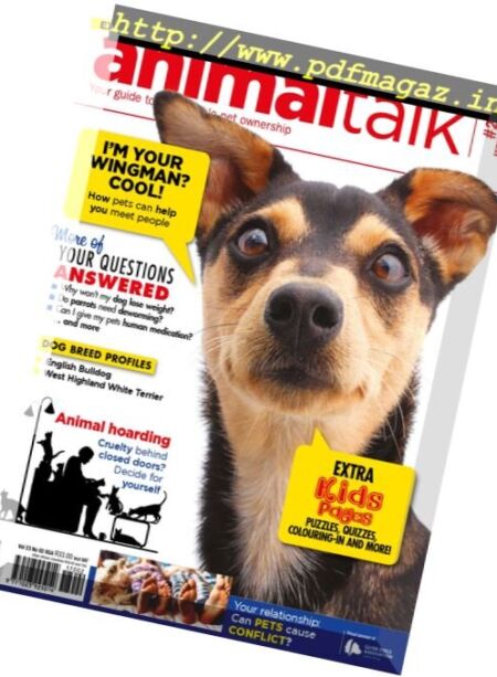 Animal Talk – February 2017 Cover