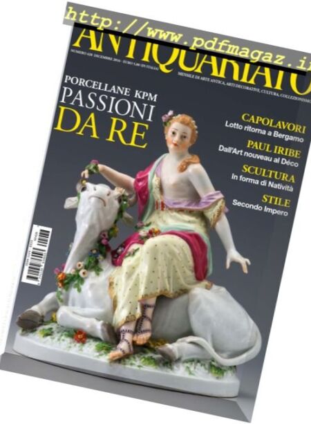 Antiquariato – Dicembre 2016 Cover