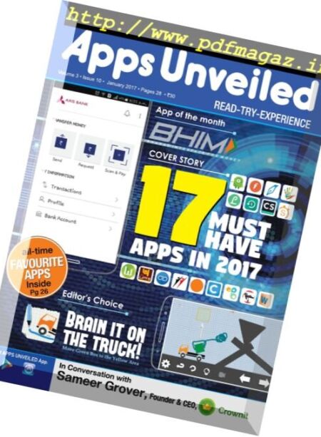 Apps Unveiled – January 2017 Cover