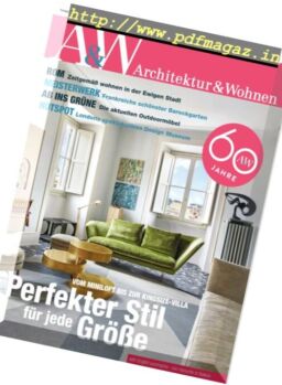 Architektur & Wohnen – April-Mai 2017