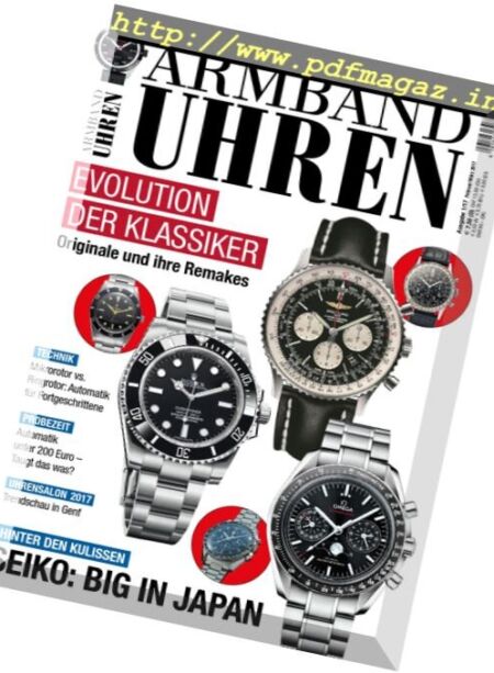 Armbanduhren – Februar-Marz 2017 Cover