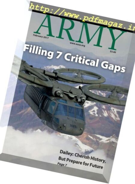 Army – February 2017 Cover