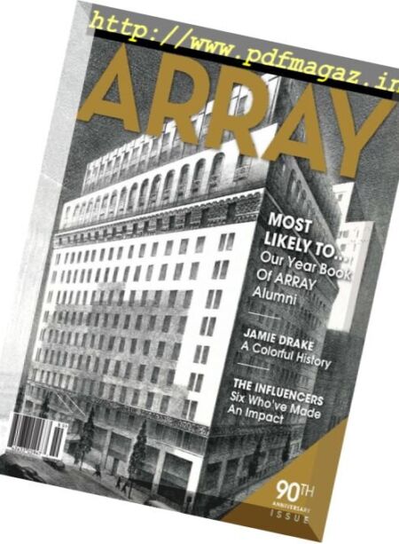 Array Magazine – Fall-Winter 2016-2017 Cover