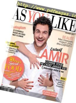As You Like – Fevrier 2017