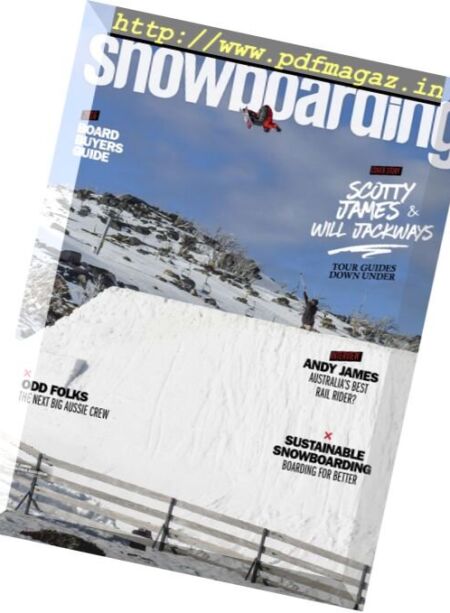 Australian & New Zealand Snowboarding – Issue 63, 2016 Cover