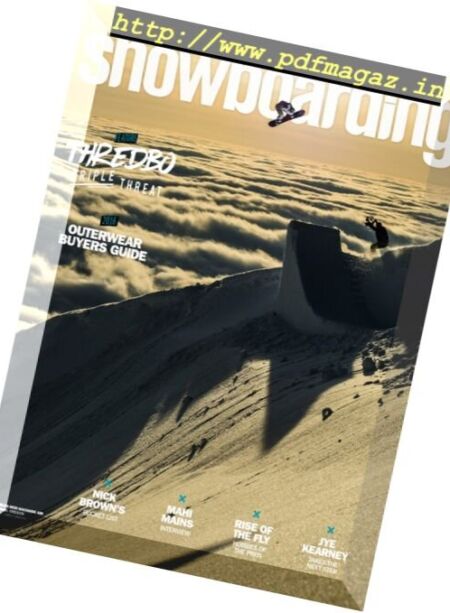 Australian & New Zealand Snowboarding – Issue 64 2016 Cover