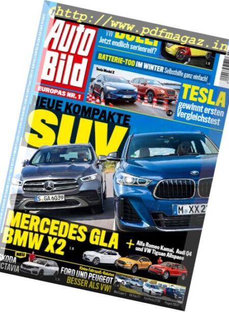 Auto Bild Germany – 13 Januar 2017 Cover