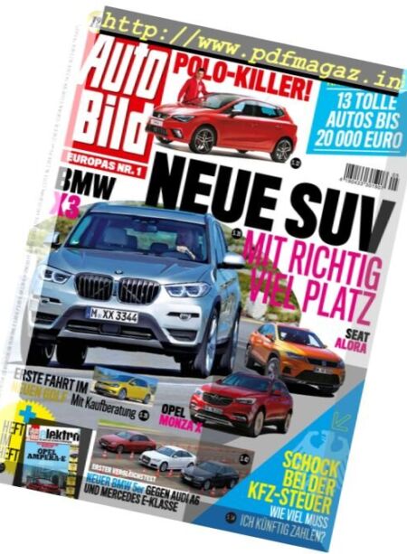 Auto Bild Germany – 3 Februar 2017 Cover