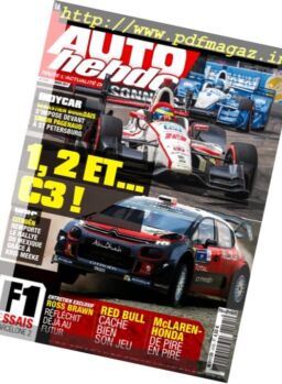 Auto Hebdo – 15 Mars 2017