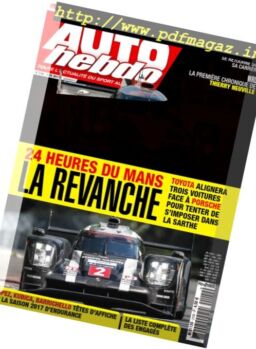 Auto Hebdo – 8 Fevrier 2017