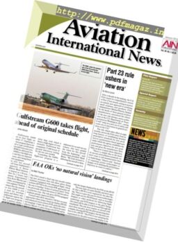Aviation International News – January 2017