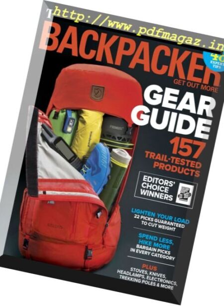 Backpacker – April 2017 Cover