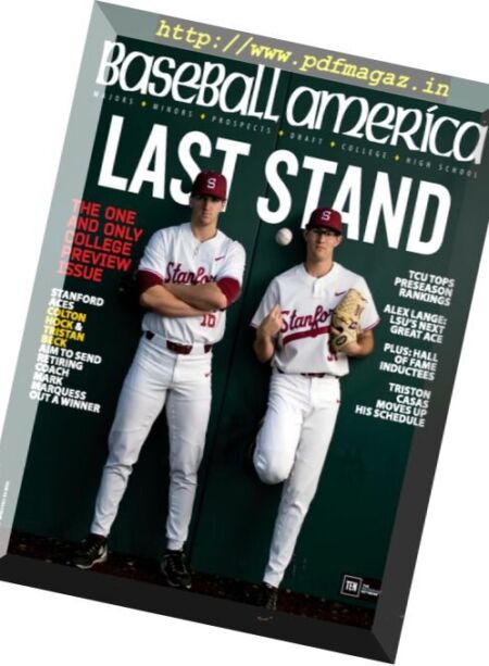 Baseball America – 10 February 2017 Cover