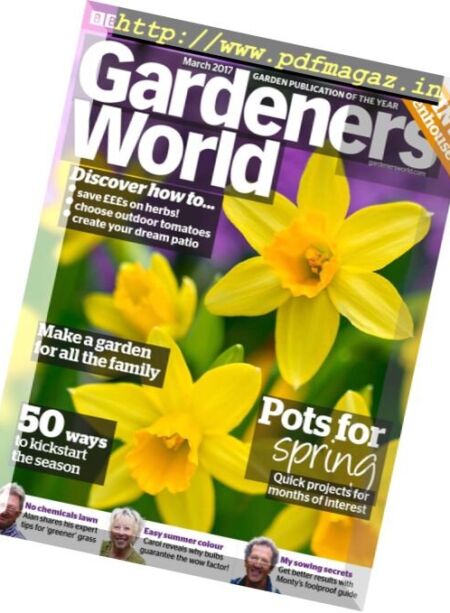 BBC Gardeners’ World – March 2017 Cover
