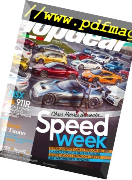 BBC Top Gear Italia – Dicembre 2016 Cover