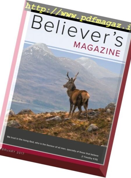 Believer’s Magazine – February 2017 Cover