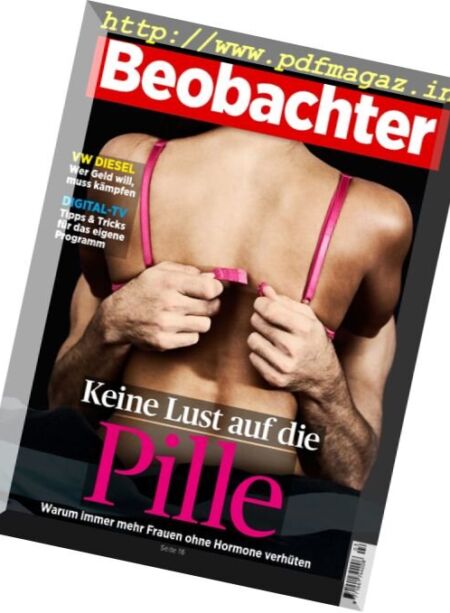 Beobachter – 3 Februar 2017 Cover