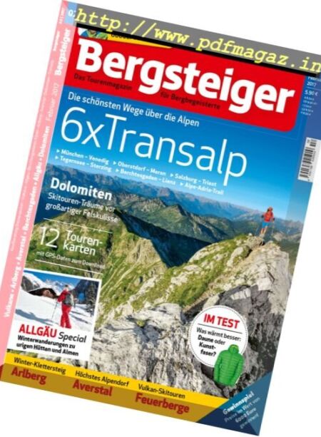 Bergsteiger – Februar 2017 Cover