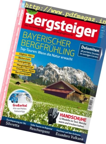 Bergsteiger – Marz 2017 Cover