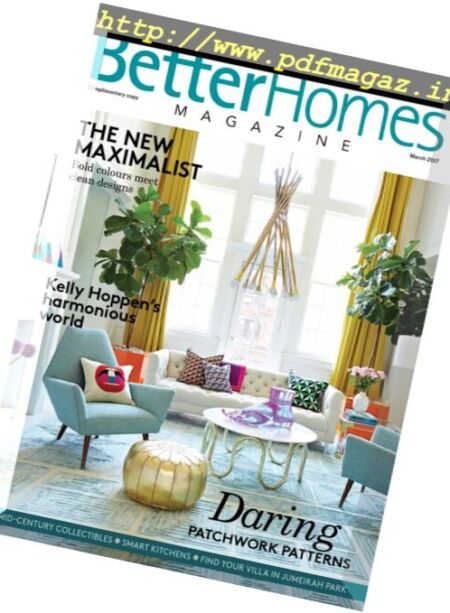 Better Homes – March 2017 Cover