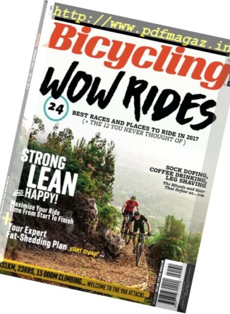 Bicycling South Africa – February 2017 Cover