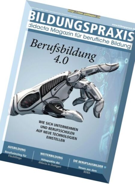 Bildungspraxis – Februar-Marz 2017 Cover