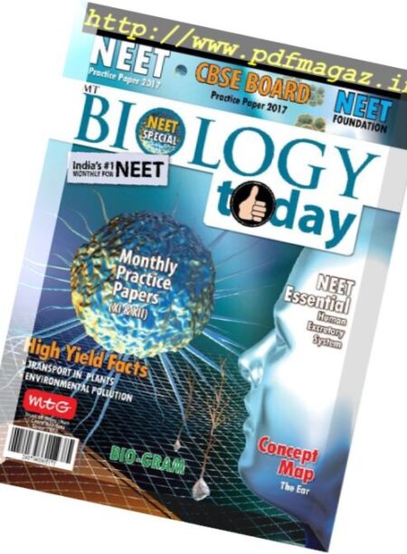 Biology Today – March 2017 Cover