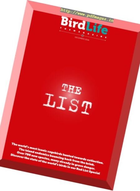 BirdLife – December 2016 Cover