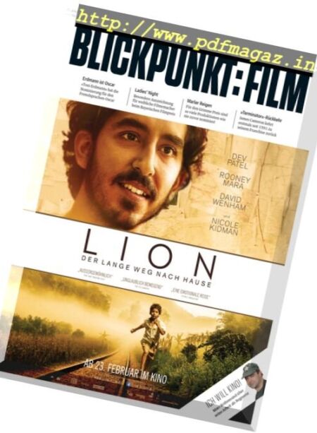 Blickpunkt Film – 30 Januar 2017 Cover
