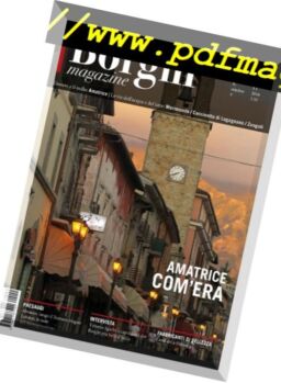 Borghi Magazine – Ottobre 2016