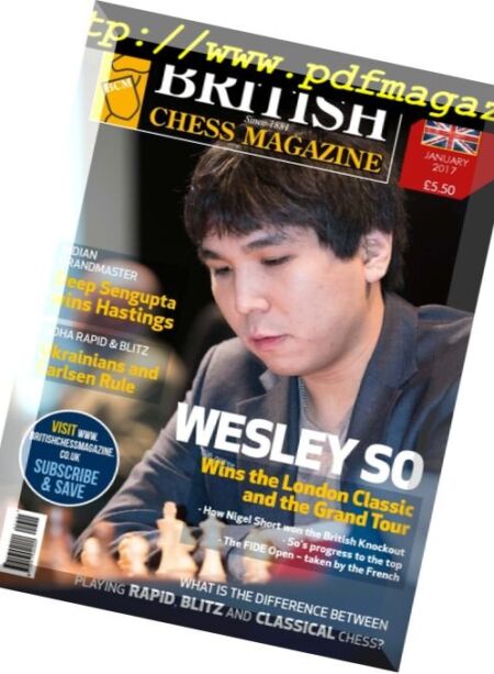 British Chess Magazine – January 2017 Cover