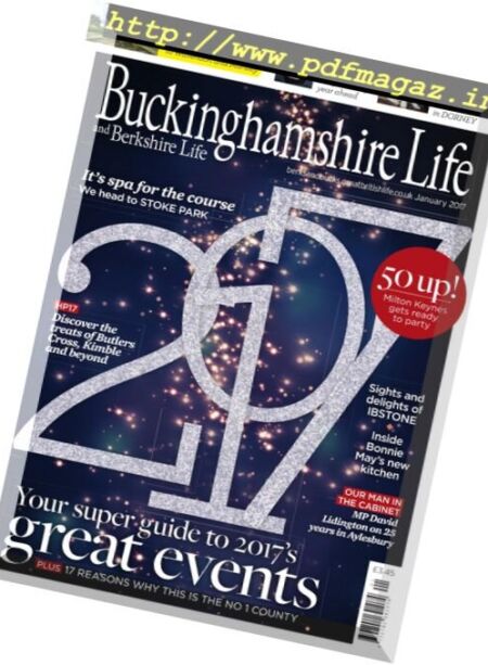 Buckinghamshire Life – January 2017 Cover