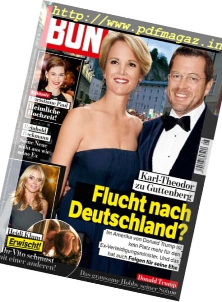 Bunte – 2 Februar 2017 Cover