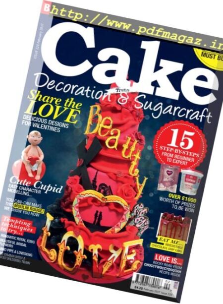 Cake Decoration & Sugarcraft – February 2017 Cover