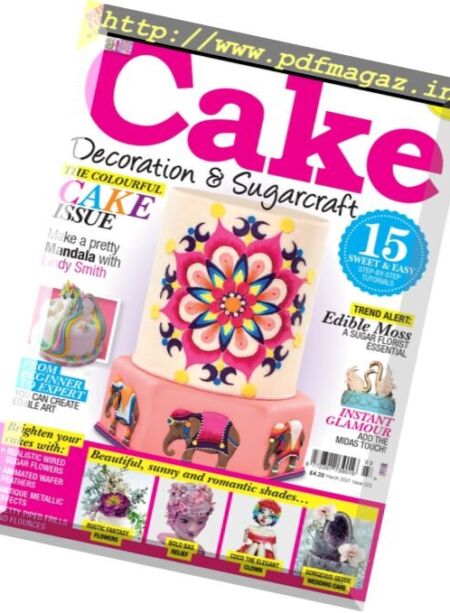 Cake Decoration & Sugarcraft – March 2017 Cover