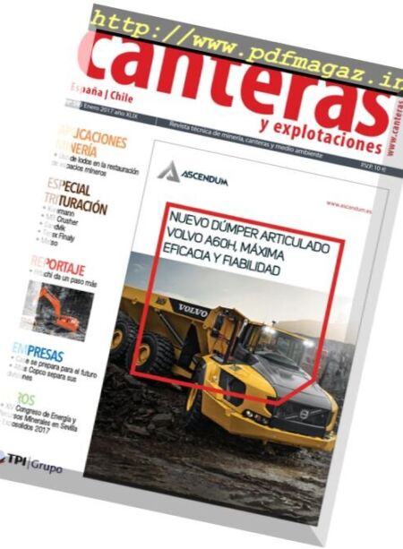Canteras y Explotaciones – Enero-Febrero 2017 Cover