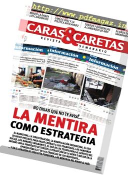 Caras & Caretas – 27 Enero 2017