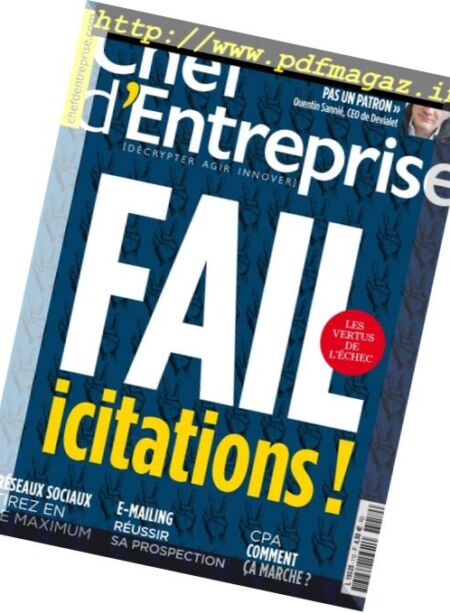 Chef d’Entreprise – Fevrier-Mars 2017 Cover