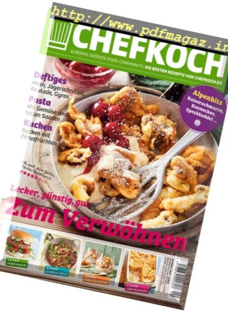 Chefkoch Magazin – Januar 2017 Cover