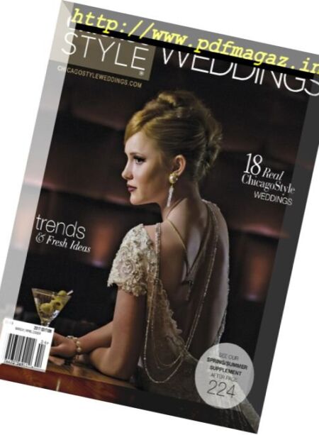 ChicagoStyle Weddings – March-April 2017 Cover