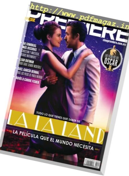 Cine Premiere – Febrero 2017 Cover