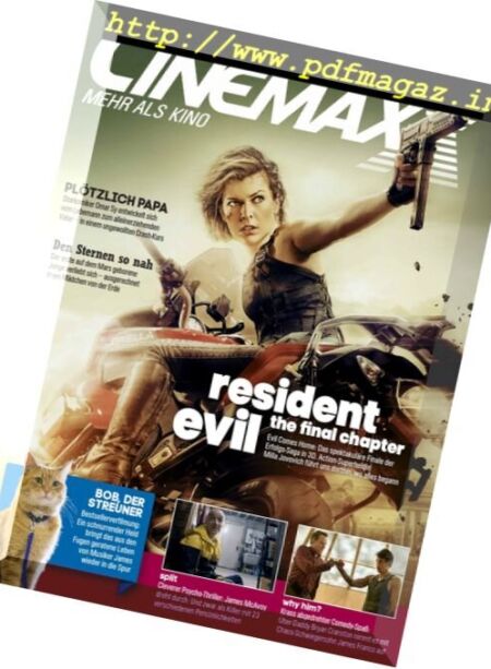 Cinemax – Januar 2017 Cover