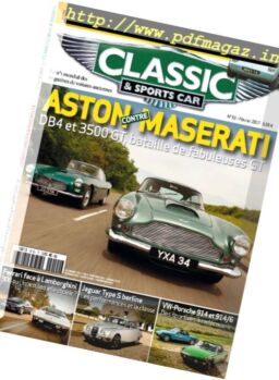 Classic & Sports Car France – Fevrier 2017