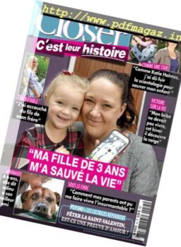 Closer C’est leur histoire – Fevrier-Mars 2017
