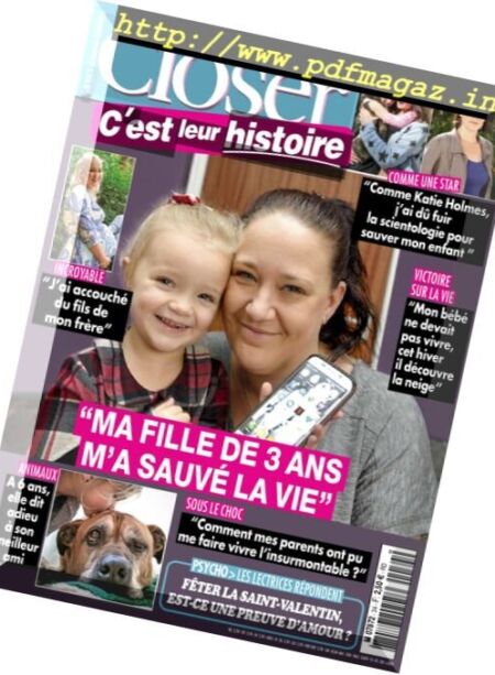 Closer C’est leur histoire – Fevrier-Mars 2017 Cover