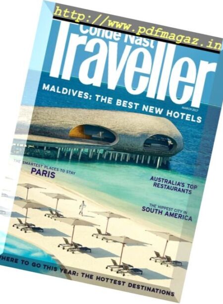 Conde Nast Traveller UK – March 2017 Cover