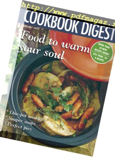 Cookbook Digest – February 2017 Cover